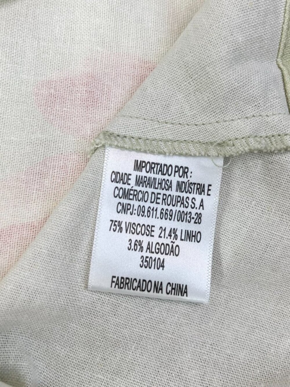 NWOT Farm Rio Linen Blend Floral Print Sleeveless Mini Dress Elastic Waist Sz M - Picture 11 of 15